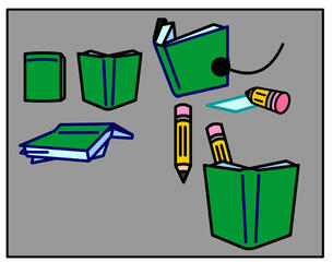 Book + Pencil PropDesigns