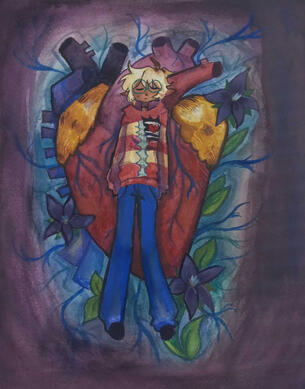 Painting (bellflowers)