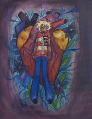 Painting (bellflowers)